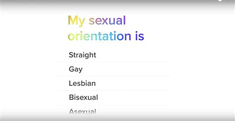 Gender & Sexual Orientation – Tinder